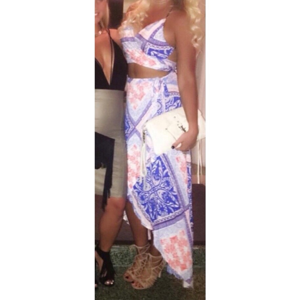 Peppermayo Patchwork Printed Wrap Skirt Set - image 8